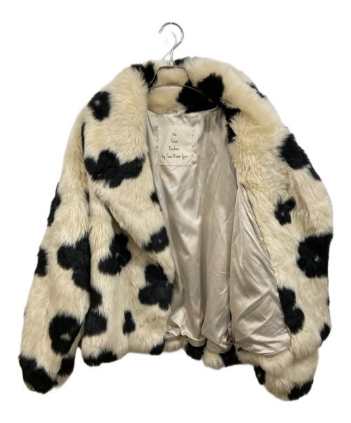 Sea Room lynn（シールームリン）Sea Room lynn (シールームリン) ECOファーミディアムCollarコート アイボリー サイズ:Freeの古着・服飾アイテム