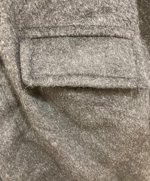 soerte（ソエルテ）soerte (ソエルテ) WOOL BLEND SHAGGY OVER COAT ブラック サイズ:SIZE 1の古着・服飾アイテム