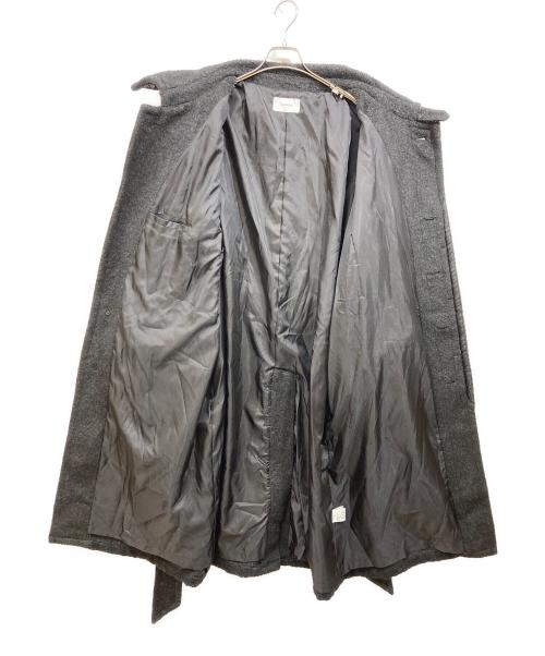 soerte（ソエルテ）soerte (ソエルテ) WOOL BLEND SHAGGY OVER COAT ブラック サイズ:SIZE 1の古着・服飾アイテム