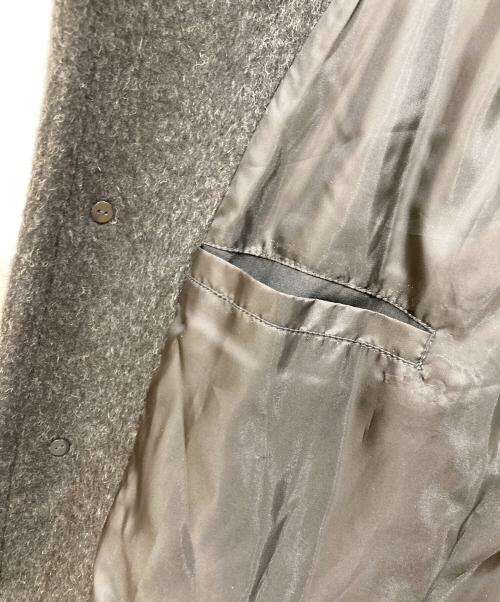 soerte（ソエルテ）soerte (ソエルテ) WOOL BLEND SHAGGY OVER COAT ブラック サイズ:SIZE 1の古着・服飾アイテム