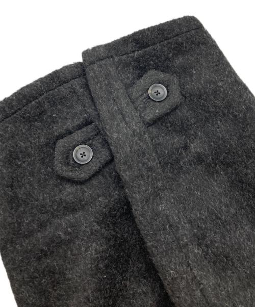 soerte（ソエルテ）soerte (ソエルテ) WOOL BLEND SHAGGY OVER COAT ブラック サイズ:SIZE 1の古着・服飾アイテム