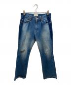 jiedaジエダ）の古着「USED FLARE DENIM PANTS /ユーズドフレアデニムパンツ」｜インディゴ