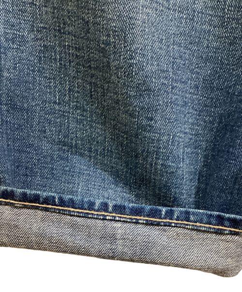 RRL（ダブルアールエル）RRL (ダブルアールエル) ヴィンテージ 5ポケット Fullerton リペアード ジーンズ インディゴ サイズ:W28の古着・服飾アイテム