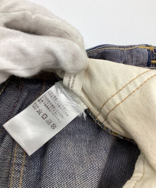 RRL（ダブルアールエル）RRL (ダブルアールエル) ヴィンテージ 5ポケット Fullerton リペアード ジーンズ インディゴ サイズ:W28の古着・服飾アイテム