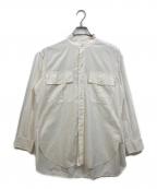 KAPTAIN SUNSHINEキャプテンサンシャイン）の古着「バンドカラーシャツ」｜ホワイト