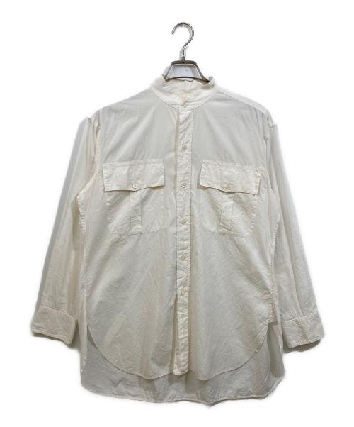 KAPTAIN SUNSHINE（キャプテンサンシャイン）KAPTAIN SUNSHINE (キャプテンサンシャイン) バンドカラーシャツ ホワイト サイズ:36の古着・服飾アイテム