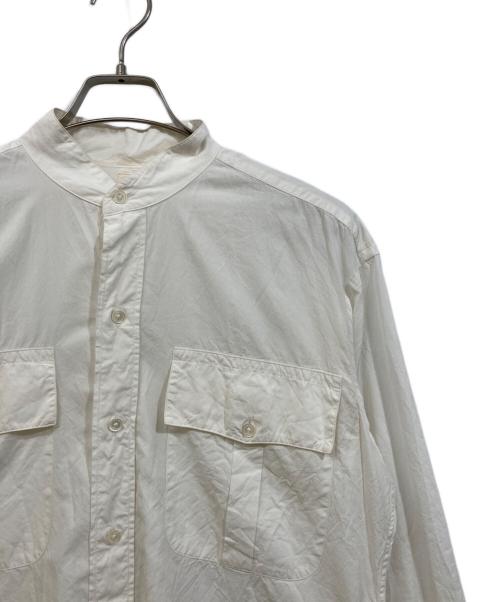 KAPTAIN SUNSHINE（キャプテンサンシャイン）KAPTAIN SUNSHINE (キャプテンサンシャイン) バンドカラーシャツ ホワイト サイズ:36の古着・服飾アイテム