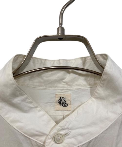 KAPTAIN SUNSHINE（キャプテンサンシャイン）KAPTAIN SUNSHINE (キャプテンサンシャイン) バンドカラーシャツ ホワイト サイズ:36の古着・服飾アイテム