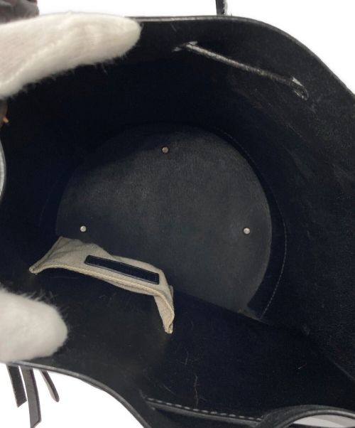 Daniel&Bob（ダニエル＆ボブ）Daniel&Bob (ダニエル＆ボブ) バケツ型レザーショルダーバッグ ブラックの古着・服飾アイテム