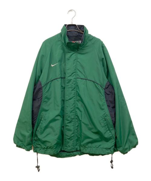NIKE（ナイキ）NIKE (ナイキ) ナイロンジャケット グリーン サイズ:XLの古着・服飾アイテム