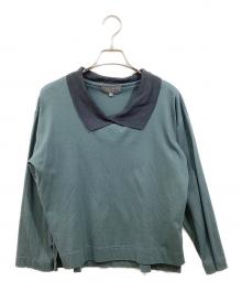 MARGARET HOWELL（マーガレットハウエル）の古着「TOUGH COTTON JERSEY」｜グリーン