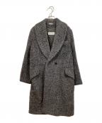 MaxMaraマックスマーラ）の古着「アルパカダブルコート」｜グレー