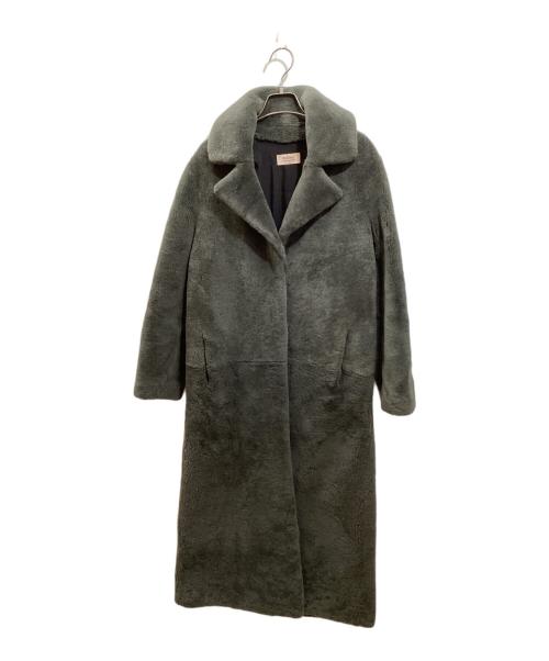 YVES SALOMON meteo（イヴサロモンメテオ）YVES SALOMON meteo (イヴサロモンメテオ) ファーコート グレー サイズ:SIZE 32の古着・服飾アイテム