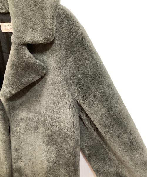 YVES SALOMON meteo（イヴサロモンメテオ）YVES SALOMON meteo (イヴサロモンメテオ) ファーコート グレー サイズ:SIZE 32の古着・服飾アイテム