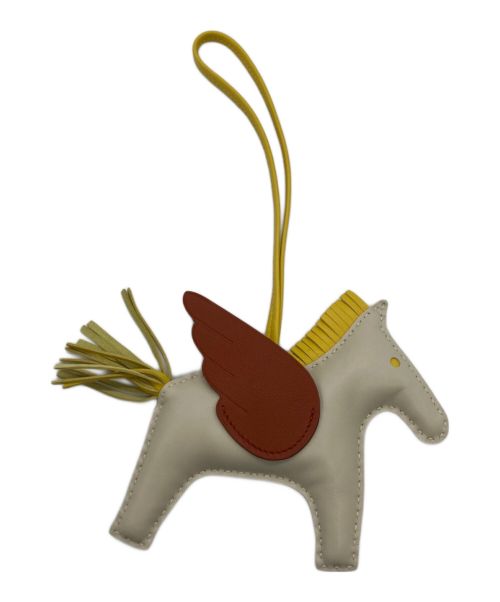 HERMES（エルメス）HERMES (エルメス) ロデオチャーム MM ベージュ×ブラウンの古着・服飾アイテム