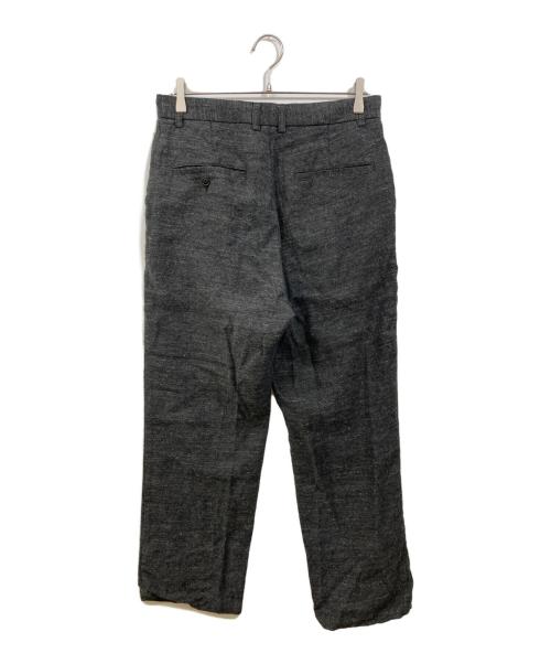 confect（コンフェクト）confect (コンフェクト) リネンウールツイルトラウザーパンツ グレー サイズ:Lの古着・服飾アイテム