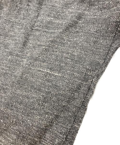 confect（コンフェクト）confect (コンフェクト) リネンウールツイルトラウザーパンツ グレー サイズ:Lの古着・服飾アイテム