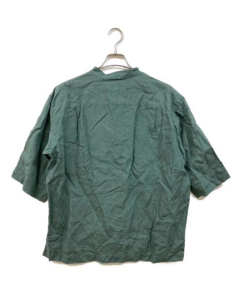 MARGARET HOWELL（マーガレットハウエル）MARGARET HOWELL (マーガレットハウエル) SHIRTING LINEN グリーン サイズ:Mの古着・服飾アイテム