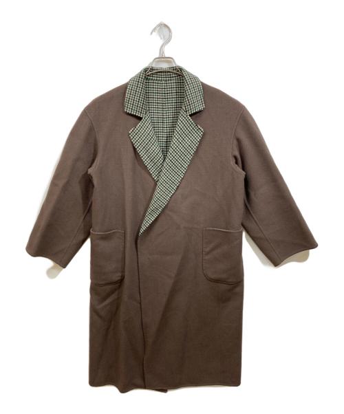 6(ROKU) BEAUTY&YOUTH（ロク ビューティーアンドユース）6(ROKU) BEAUTY&YOUTH (ロク ビューティーアンドユース) DOUOBLE REVER GOWN COAT ブラウンぐ サイズ:36の古着・服飾アイテム