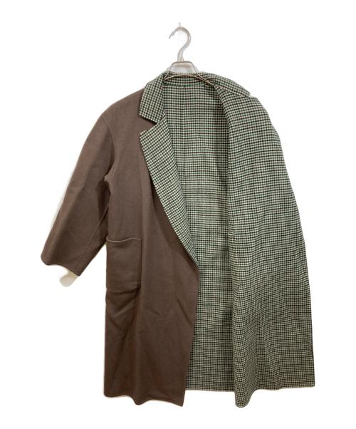 6(ROKU) BEAUTY&YOUTH（ロク ビューティーアンドユース）6(ROKU) BEAUTY&YOUTH (ロク ビューティーアンドユース) DOUOBLE REVER GOWN COAT ブラウンぐ サイズ:36の古着・服飾アイテム