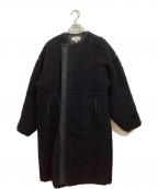HYKEハイク）の古着「FAUX SHEARLING COAT」｜ブラック