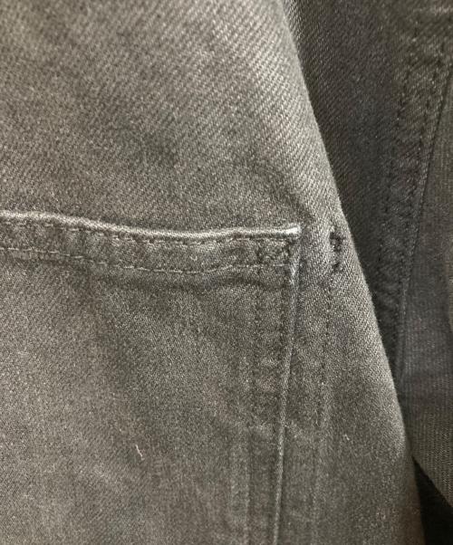 stussy（ステューシー）stussy (ステューシー) Denim Zip Work Jacket OVERDYED ブラック サイズ:Lの古着・服飾アイテム