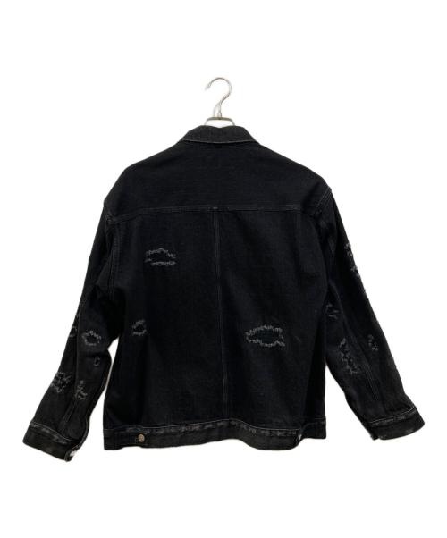 flagstuff（フラグスタフ）flagstuff (フラグスタフ) BORO TRACKER JACKET ブラック サイズ:Lの古着・服飾アイテム