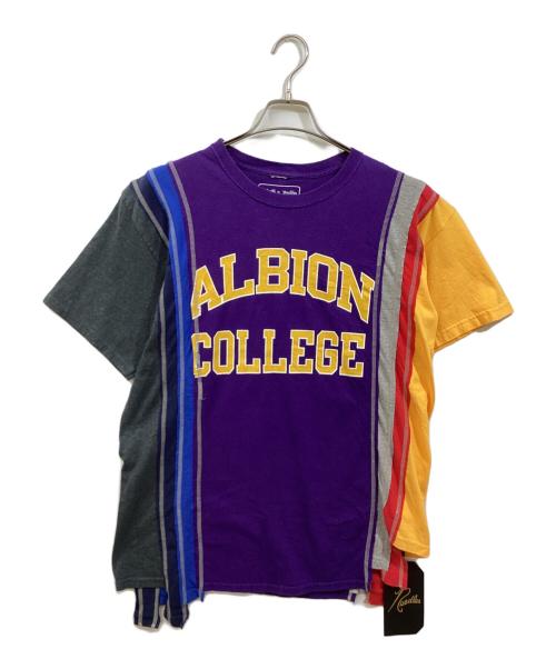 Rebuild by Needles（リビルドバイニードルス）Rebuild by Needles (リビルドバイニードルス) 7 Cuts Tee パープル サイズ:Mの古着・服飾アイテム