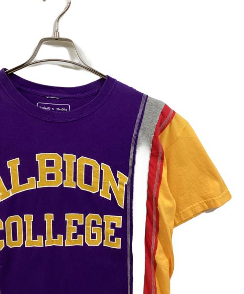 Rebuild by Needles（リビルドバイニードルス）Rebuild by Needles (リビルドバイニードルス) 7 Cuts Tee パープル サイズ:Mの古着・服飾アイテム