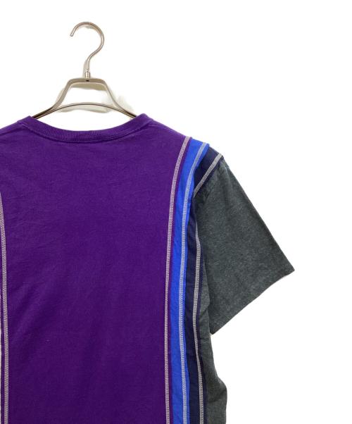 Rebuild by Needles（リビルドバイニードルス）Rebuild by Needles (リビルドバイニードルス) 7 Cuts Tee パープル サイズ:Mの古着・服飾アイテム