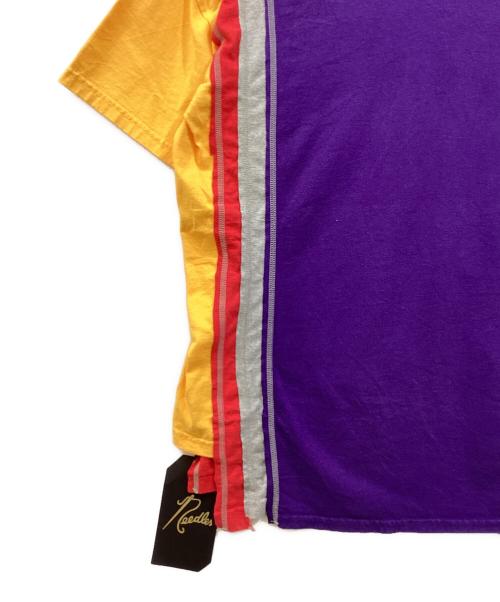 Rebuild by Needles（リビルドバイニードルス）Rebuild by Needles (リビルドバイニードルス) 7 Cuts Tee パープル サイズ:Mの古着・服飾アイテム