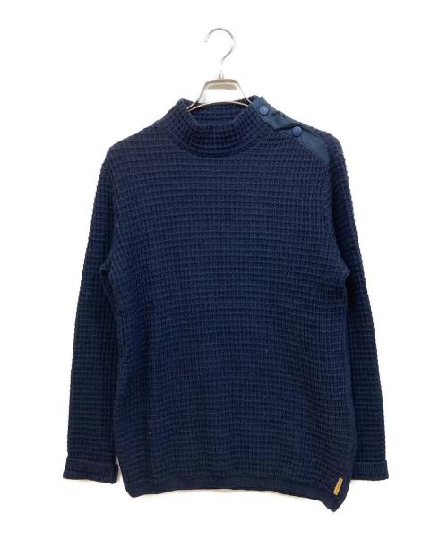 ARMANI JEANS（アルマーニジーンズ）ARMANI JEANS (アルマーニジーンズ) アーカイブワッフルニット ネイビー サイズ:Mの古着・服飾アイテム