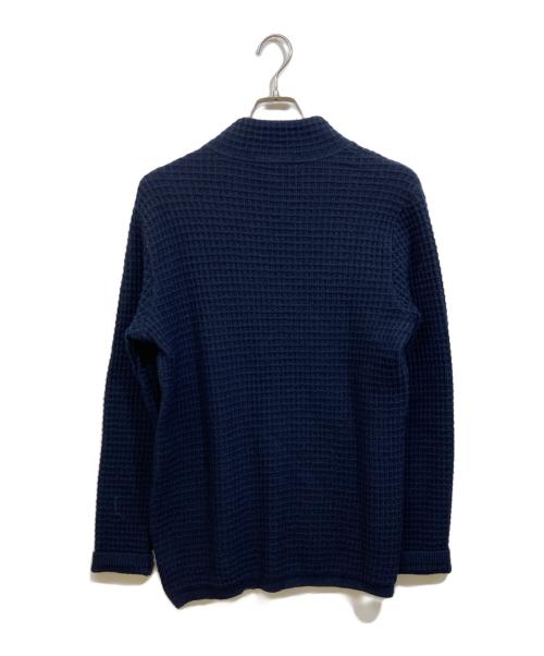 ARMANI JEANS（アルマーニジーンズ）ARMANI JEANS (アルマーニジーンズ) アーカイブワッフルニット ネイビー サイズ:Mの古着・服飾アイテム