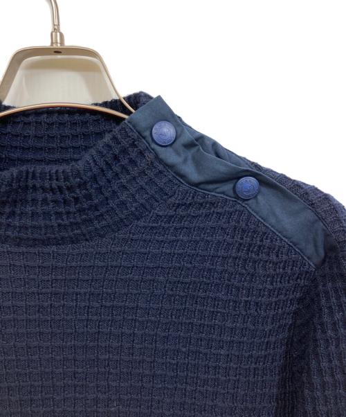 ARMANI JEANS（アルマーニジーンズ）ARMANI JEANS (アルマーニジーンズ) アーカイブワッフルニット ネイビー サイズ:Mの古着・服飾アイテム