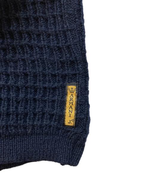 ARMANI JEANS（アルマーニジーンズ）ARMANI JEANS (アルマーニジーンズ) アーカイブワッフルニット ネイビー サイズ:Mの古着・服飾アイテム