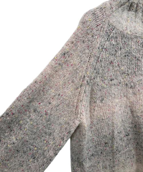 THREE DOTS（スリードッツ）THREE DOTS (スリードッツ) Vintage nep l/s boxy pullover グレー サイズ:Ｓの古着・服飾アイテム