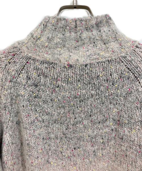 THREE DOTS（スリードッツ）THREE DOTS (スリードッツ) Vintage nep l/s boxy pullover グレー サイズ:Ｓの古着・服飾アイテム