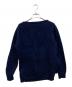 THREE DOTS (スリードッツ) Fur cashmere l/s v neck pullover ネイビー サイズ:SIZE S：5000円