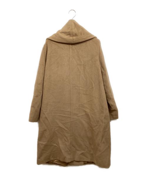 MaxMara（マックスマーラ）MaxMara (マックスマーラ) カシミア混ショルカラーコート ブラウン サイズ:SIZE 40の古着・服飾アイテム