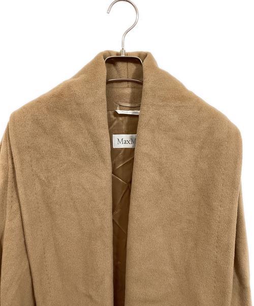 MaxMara（マックスマーラ）MaxMara (マックスマーラ) カシミア混ショルカラーコート ブラウン サイズ:SIZE 40の古着・服飾アイテム