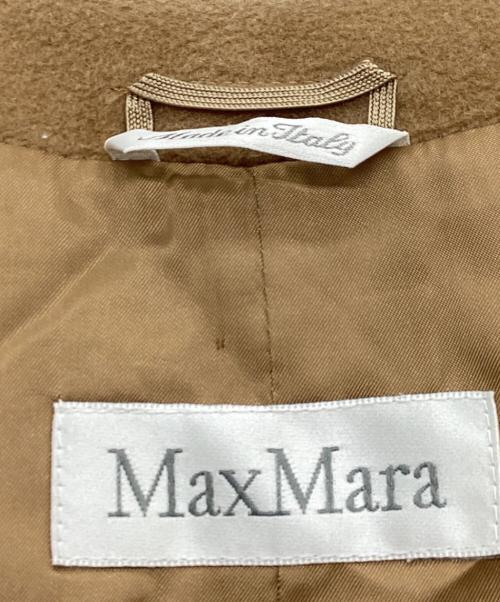 MaxMara（マックスマーラ）MaxMara (マックスマーラ) カシミア混ショルカラーコート ブラウン サイズ:SIZE 40の古着・服飾アイテム