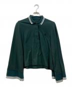 sacaiサカイ）の古着「ドルマンスリーブポロシャツ」｜グリーン