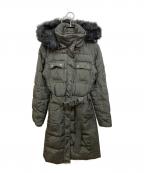 LAUREN RALPH LAURENローレンラルフローレン）の古着「ミリタリーダウンコート」｜オリーブ