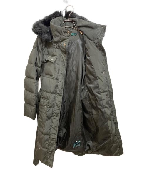 LAUREN RALPH LAUREN（ローレンラルフローレン）LAUREN RALPH LAUREN (ローレンラルフローレン) ミリタリーダウンコート オリーブ サイズ:XSの古着・服飾アイテム