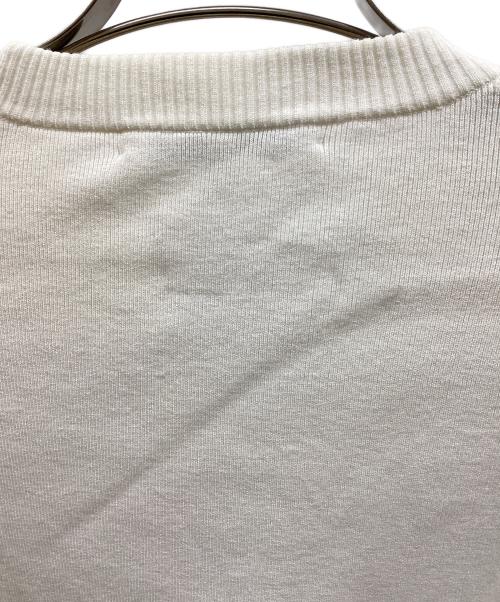 UN3D.（アンスリード）UN3D. (アンスリード) シャツドッキングニットトップス ホワイト サイズ:Freeの古着・服飾アイテム