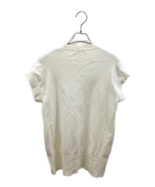 UN3D.（アンスリード）UN3D. (アンスリード) シャツドッキングニットトップス ホワイト サイズ:Freeの古着・服飾アイテム