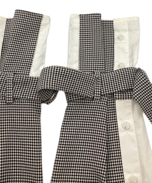 UN3D.（アンスリード）UN3D. (アンスリード) シャツドッキングニットトップス ホワイト サイズ:Freeの古着・服飾アイテム