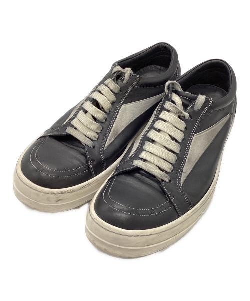 RICK OWENS（リックオウエンス）RICK OWENS (リックオウエンス) Vintage Low-Cut Sneakers ブラック サイズ:42の古着・服飾アイテム