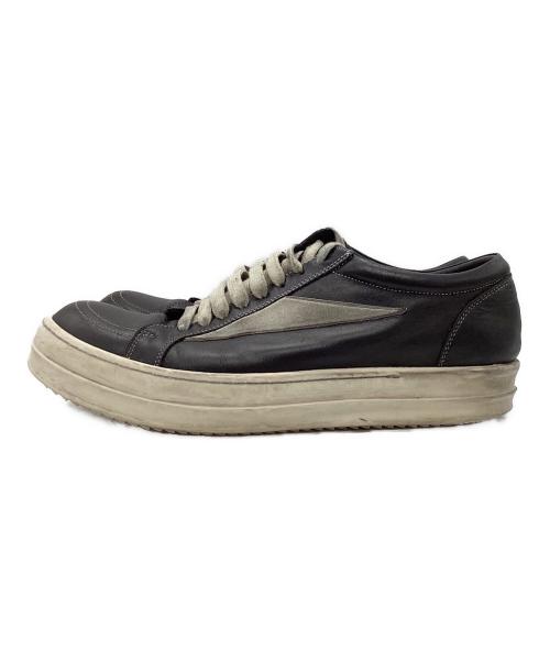 RICK OWENS（リックオウエンス）RICK OWENS (リックオウエンス) Vintage Low-Cut Sneakers ブラック サイズ:42の古着・服飾アイテム