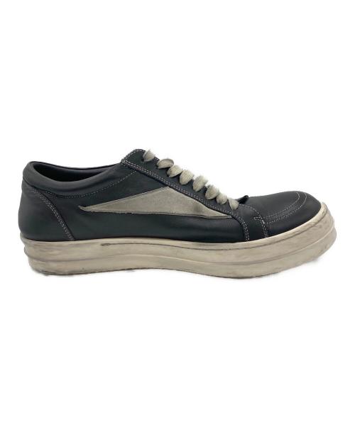 RICK OWENS（リックオウエンス）RICK OWENS (リックオウエンス) Vintage Low-Cut Sneakers ブラック サイズ:42の古着・服飾アイテム